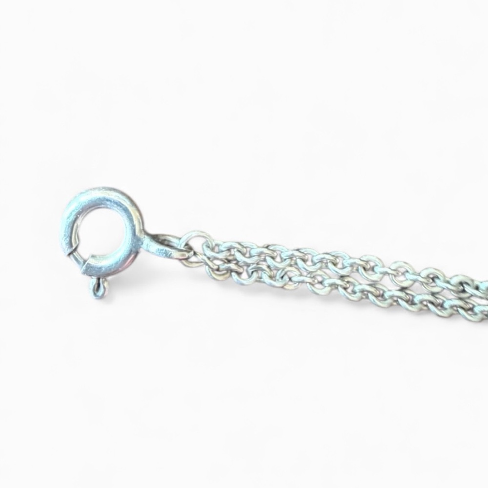 Tiffany & Co. Infinity Double Chain Bracelet 925 Sterling Silver – 7” - Picture 7 of 10